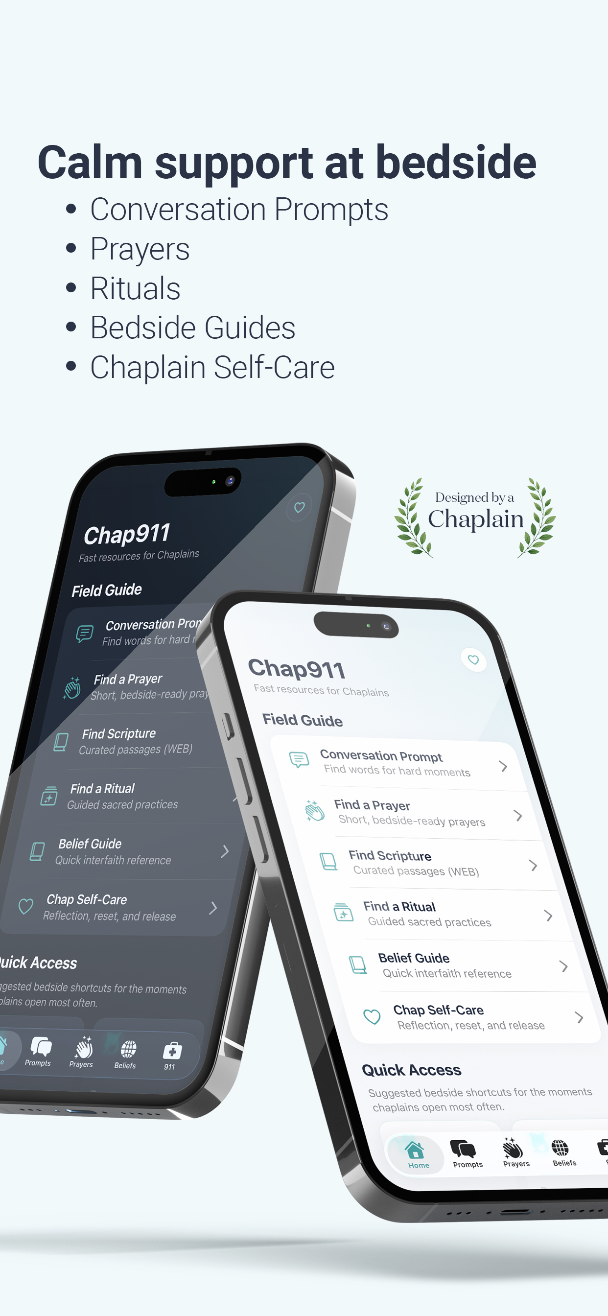 Chap911 field guide screen